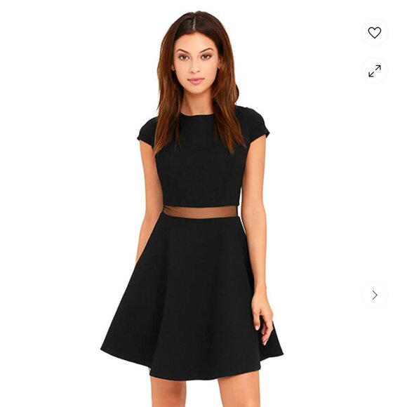 Lulus Dresses & Skirts - Lulu’s - Legendary Lovers Black Skater Dress